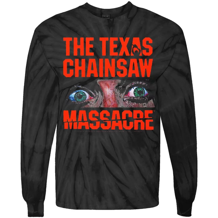 Texas Chainsaw Massacre SallyS Eyes And Jumbo Tie-Dye Long Sleeve Shirt