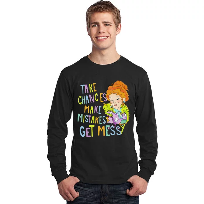 Take Chances Make Mistakes Get Messy Beauty Teacher Gift Tall Long Sleeve T-Shirt