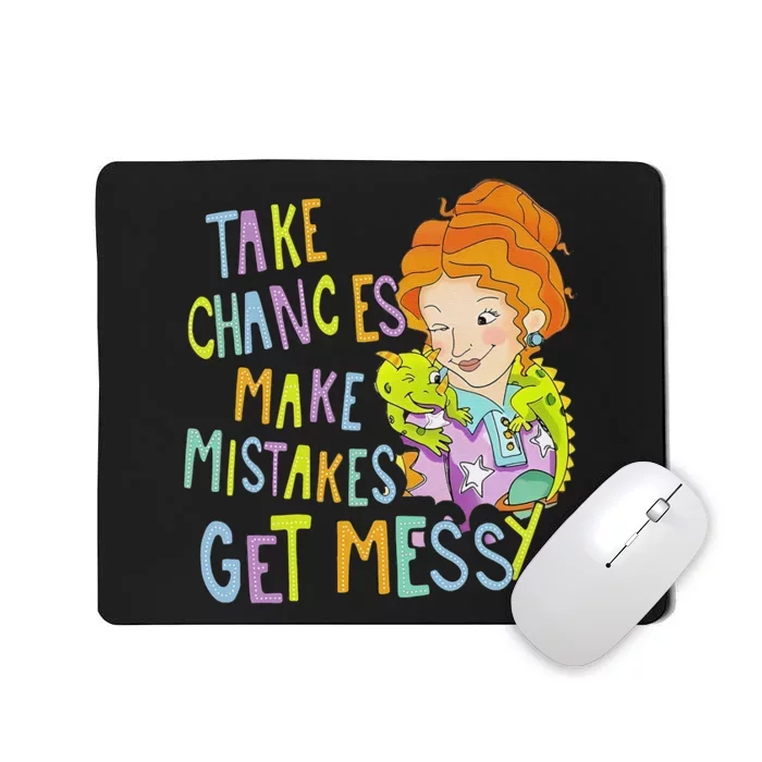 Take Chances Make Mistakes Get Messy Beauty Teacher Gift Mousepad