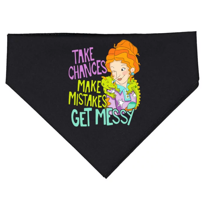 Take Chances Make Mistakes Get Messy USA-Made Doggie Bandana