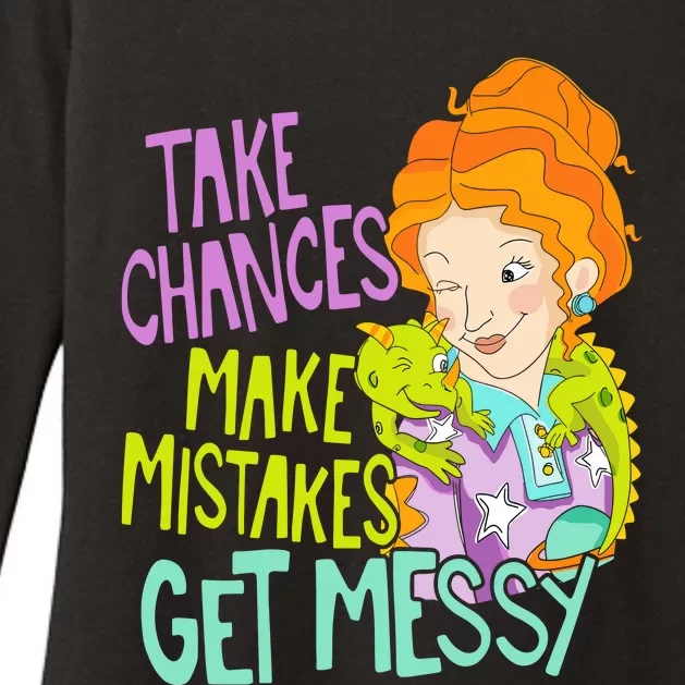 Take Chances Make Mistakes Get Messy Womens CVC Long Sleeve Shirt