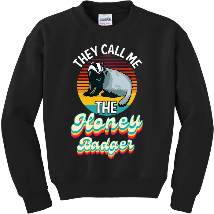 They Call Me The Honey Badger Kids Sweatshirt