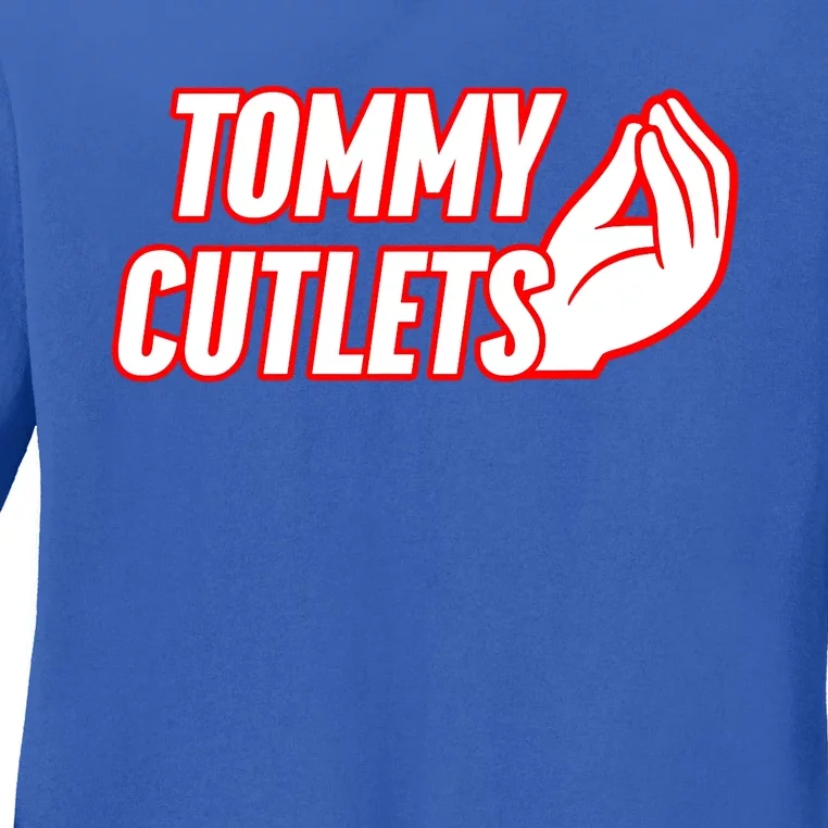 Tommy Cutlets New York Football Ladies Long Sleeve Shirt