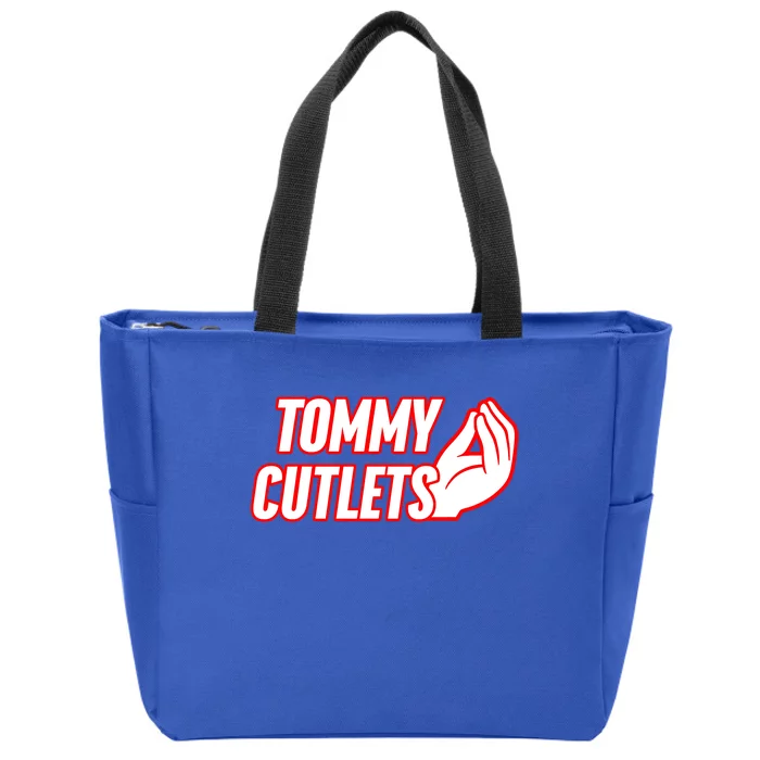 Tommy Cutlets New York Football Zip Tote Bag