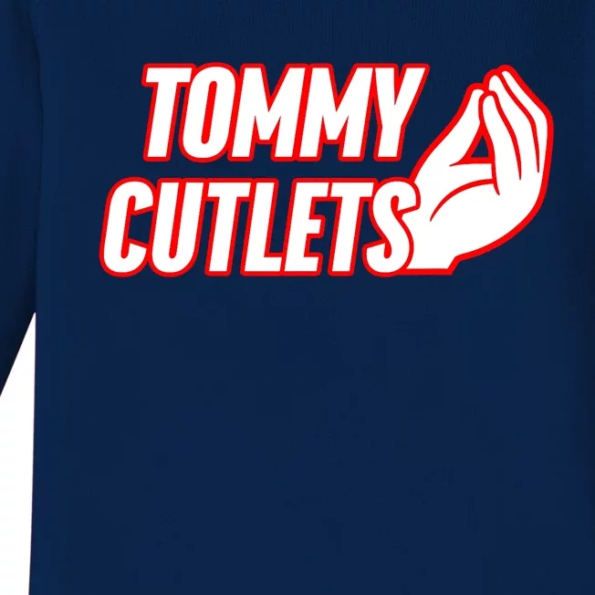 Tommy Cutlets New York Football Baby Long Sleeve Bodysuit