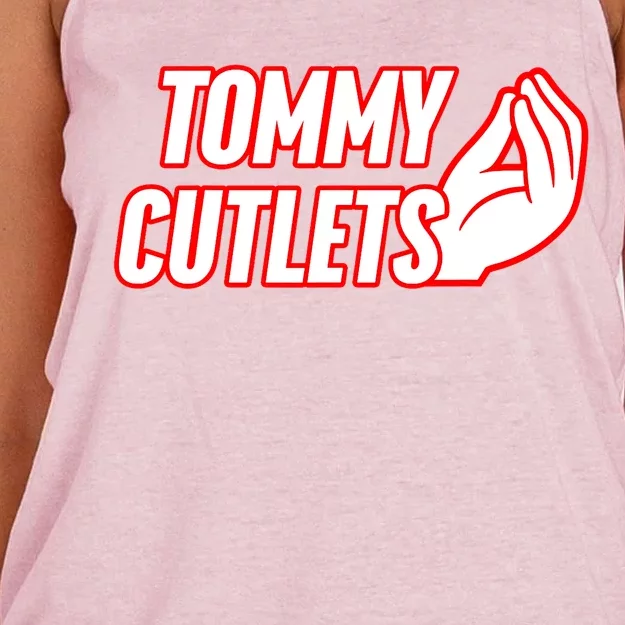 Tommy Cutlets New York Football Women's Knotted Racerback Tank