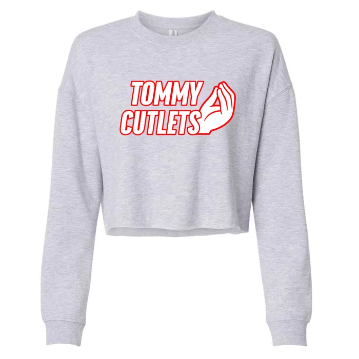 Tommy Cutlets New York Football Cropped Pullover Crew