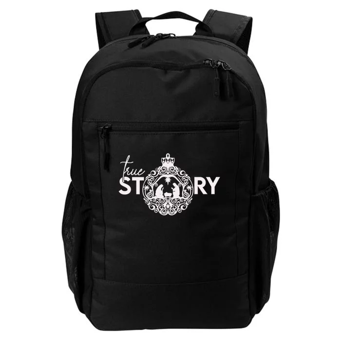 True Christian Nativity Story The Christmas Story Daily Commute Backpack