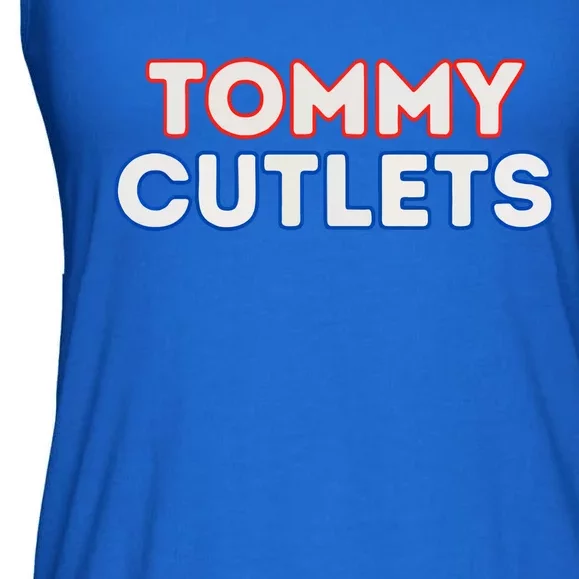 Tommy Cutlets New York New York Gift Football Ladies Essential Flowy Tank