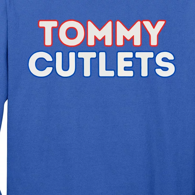 Tommy Cutlets New York New York Gift Football Tall Long Sleeve T-Shirt