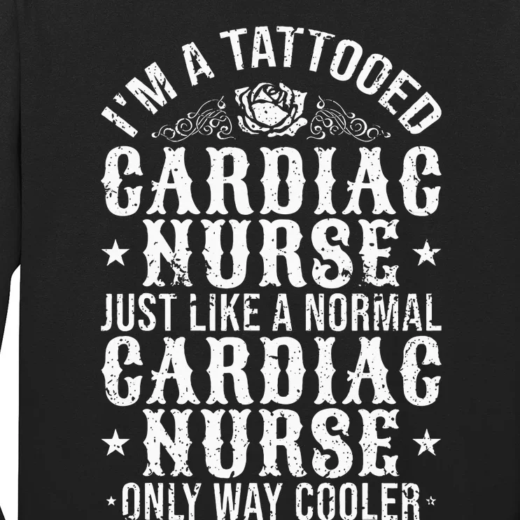 Tattooed Cardiac Nurse Long Sleeve Shirt