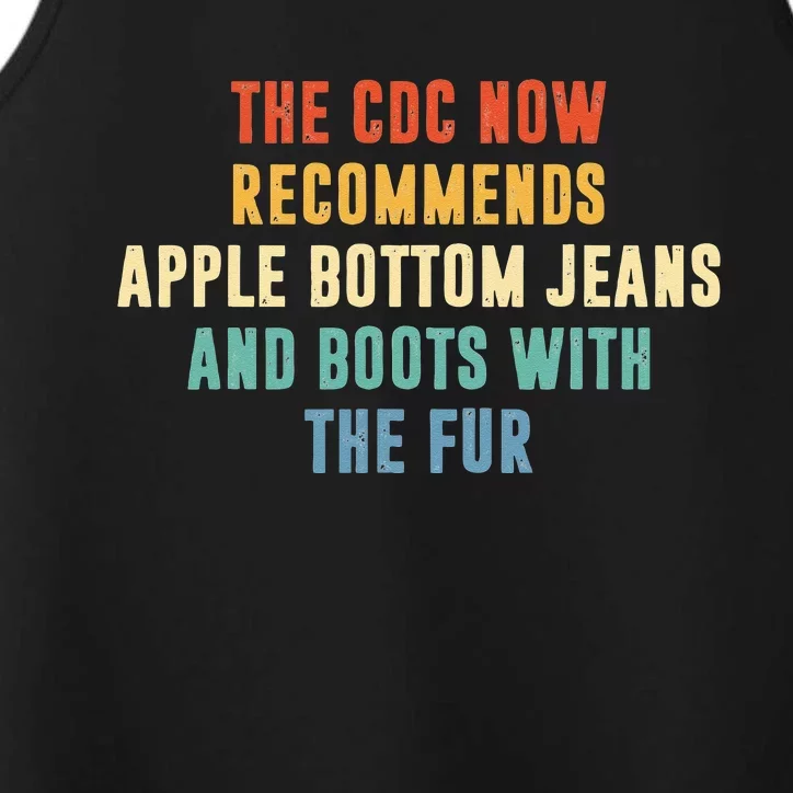 The CDC Now Recommends Apple Bottom Jeans And Boots Performance Tank