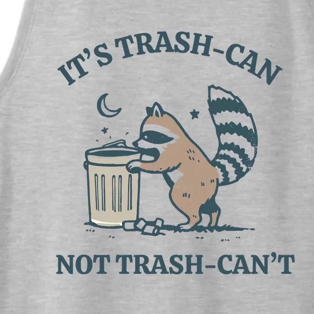 Trash Can Not Trash Cant Panda Ladies Tri-Blend Wicking Tank