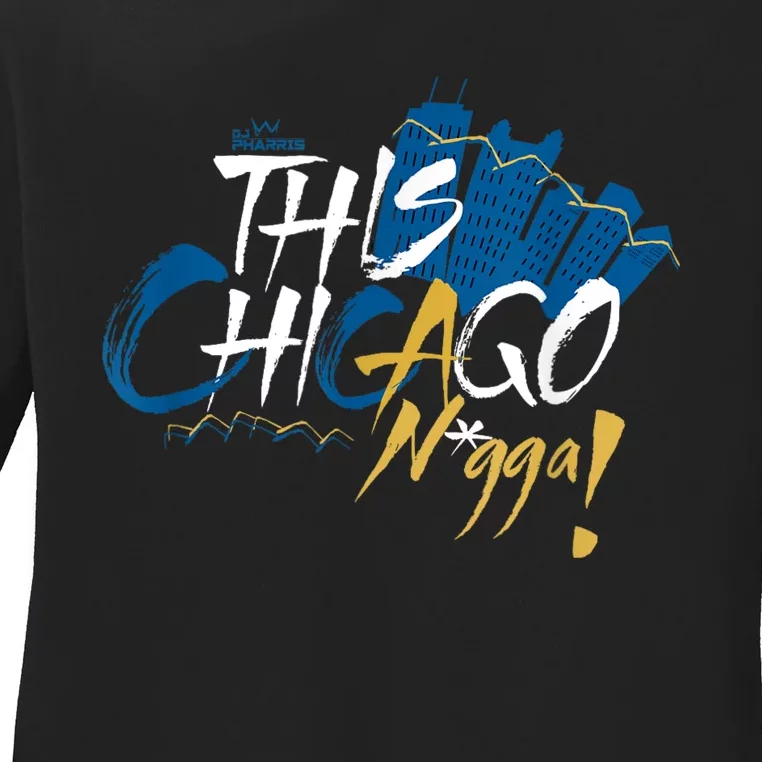 This Chicago N____ Ladies Long Sleeve Shirt