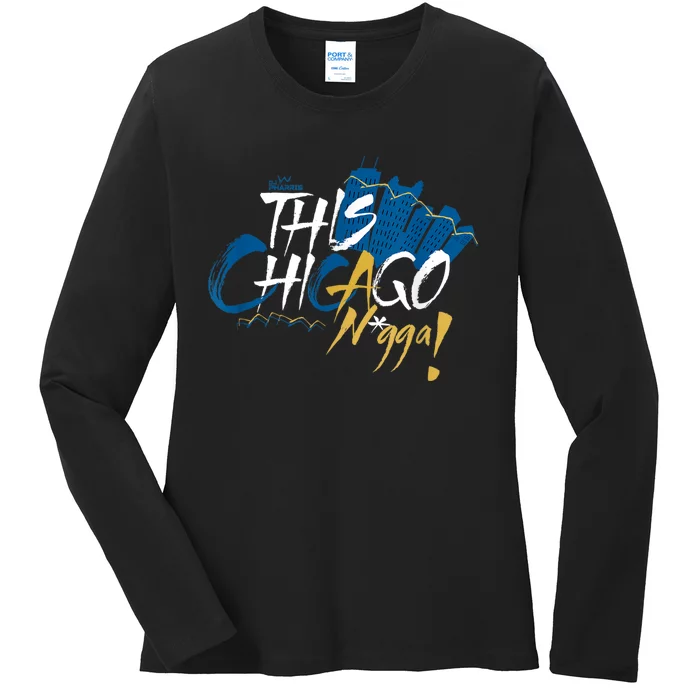 This Chicago N____ Ladies Long Sleeve Shirt