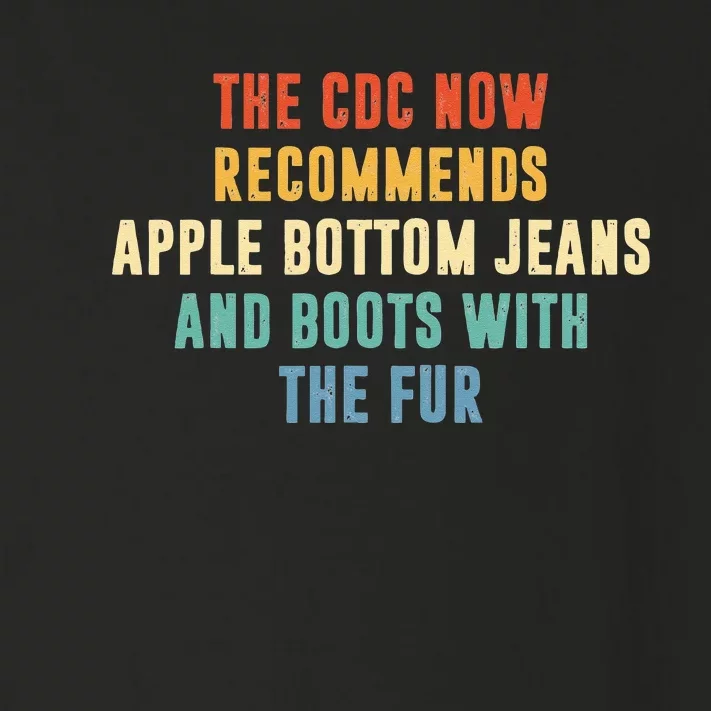 The CDC Now Recommends Apple Bottom Jeans And Boots Toddler Long Sleeve Shirt