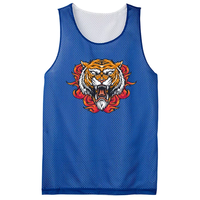 Tiger Chinese New Year Astrology Gift Mesh Reversible Basketball Jersey Tank