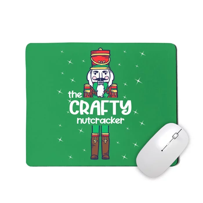 The Crafty Nutcracker Group Matching Family Christmas Funny Mousepad