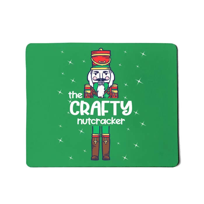 The Crafty Nutcracker Group Matching Family Christmas Funny Mousepad