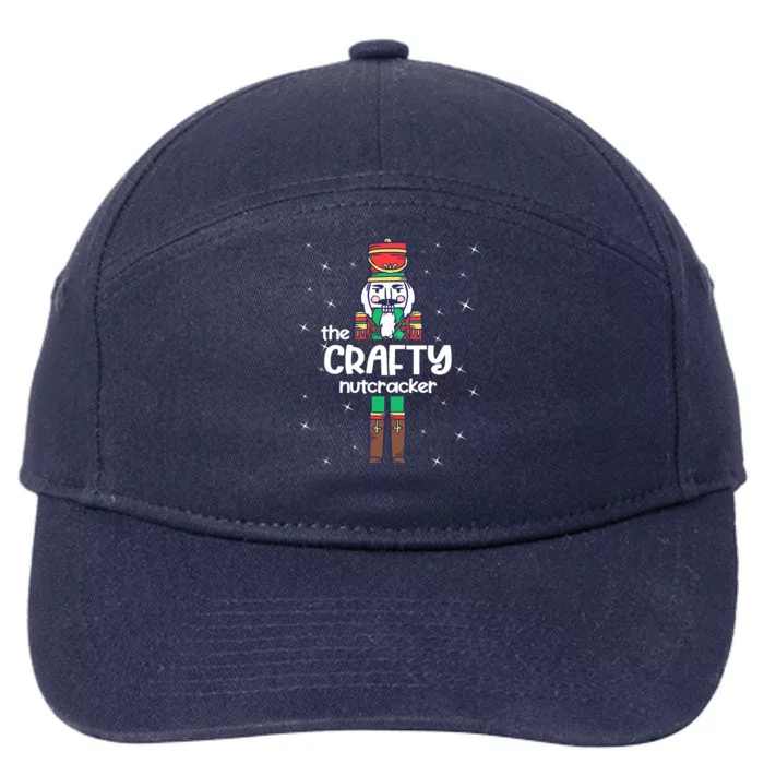 The Crafty Nutcracker Group Matching Family Christmas Funny 7-Panel Snapback Hat