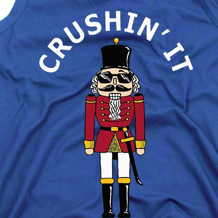 Trendy Christmas Nutcracker Crushin It Tank Top