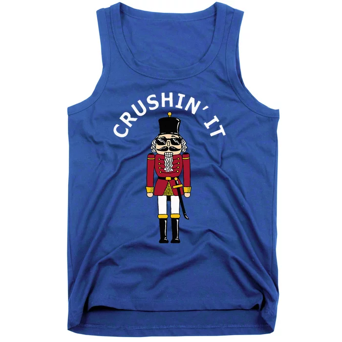 Trendy Christmas Nutcracker Crushin It Tank Top