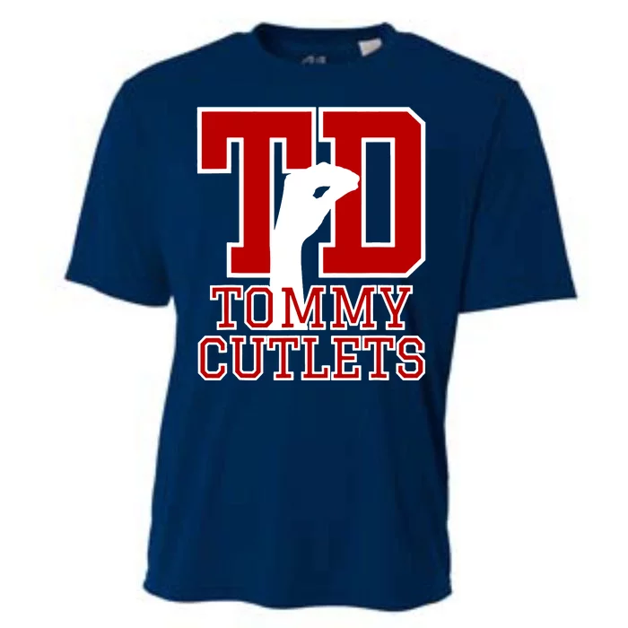 Tommy Cutlets Ny Italian Hand Gesture Cooling Performance Crew T-Shirt