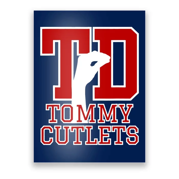 Tommy Cutlets Ny Italian Hand Gesture Poster