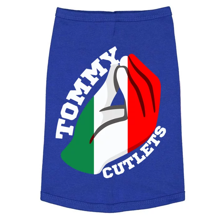 Tommy Cutlets New York Italian Flag Football Doggie Tank