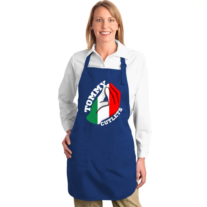 Tommy Cutlets New York Italian Flag Football Full-Length Apron With Pocket