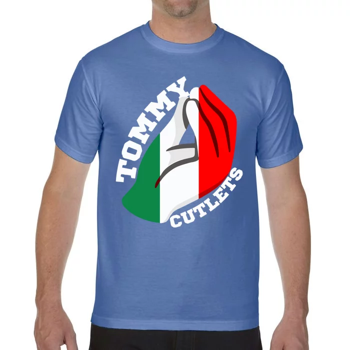 Tommy Cutlets New York Italian Flag Football Comfort Colors T-Shirt