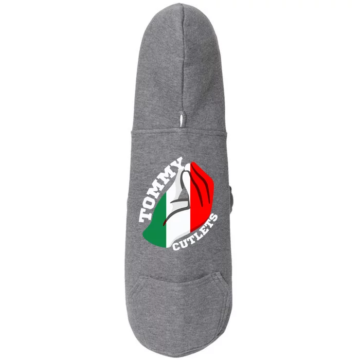 Tommy Cutlets New York Italian Flag Football Doggie 3-End Fleece Hoodie