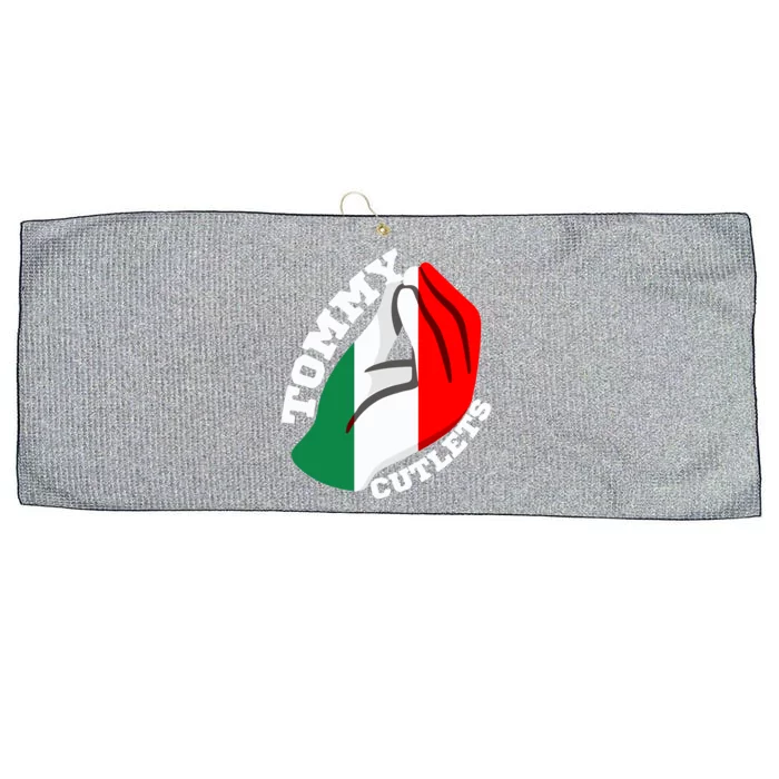 Tommy Cutlets New York Italian Flag Football Large Microfiber Waffle Golf Towel