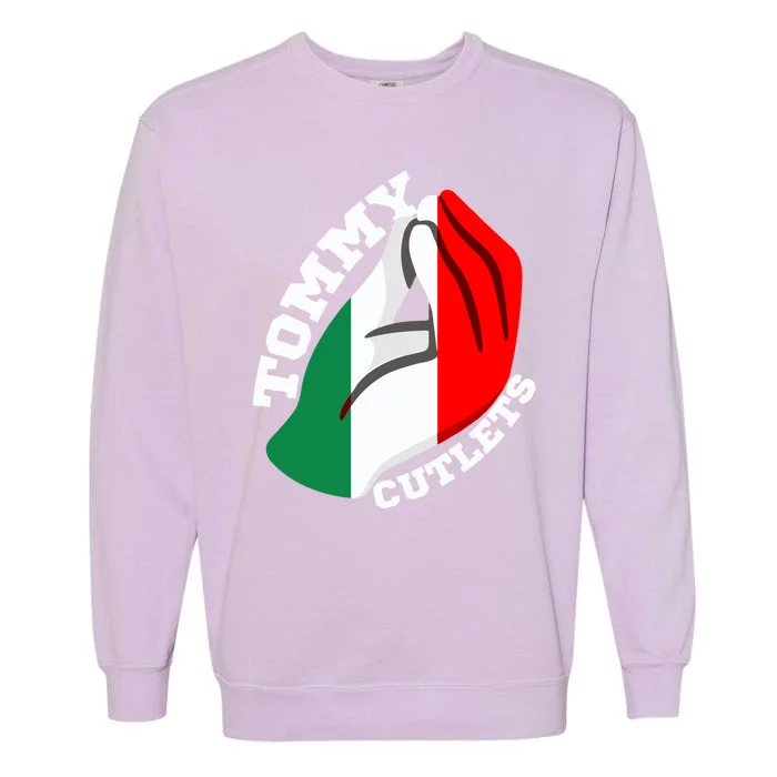 Tommy Cutlets New York Italian Flag Football Garment-Dyed Sweatshirt