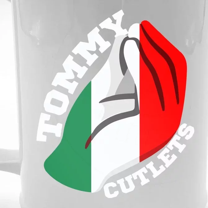 Tommy Cutlets New York Italian Flag Football Front & Back Beer Stein