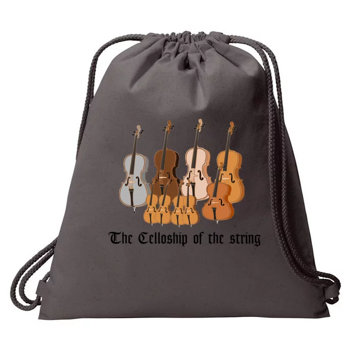 The Celloship Of The String Drawstring Bag