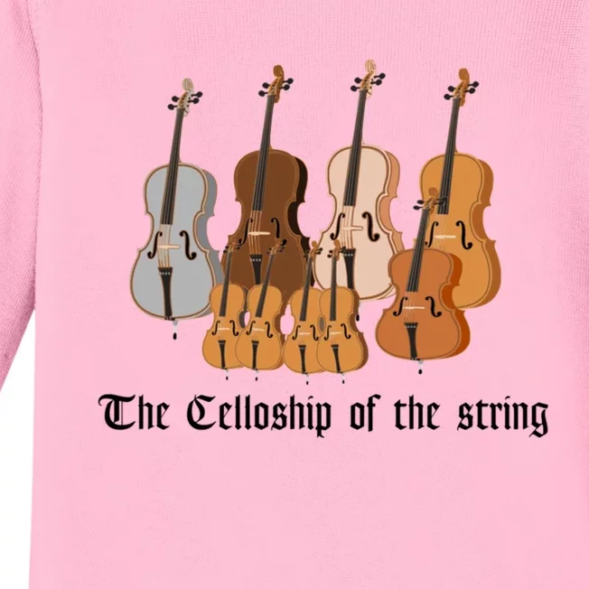 The Celloship Of The String Baby Long Sleeve Bodysuit