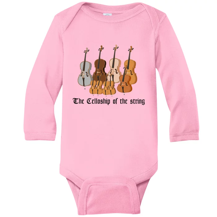 The Celloship Of The String Baby Long Sleeve Bodysuit