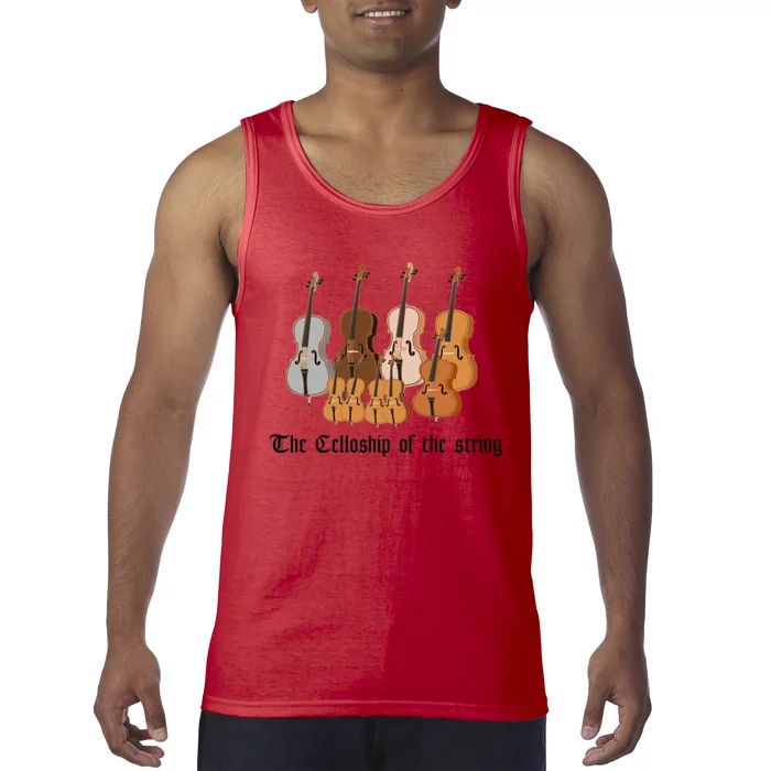 The Celloship Of The String Tank Top