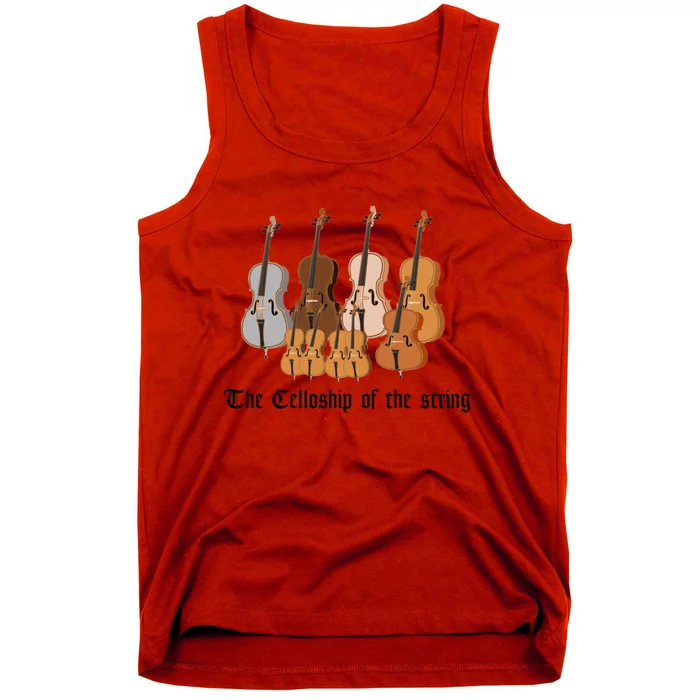 The Celloship Of The String Tank Top