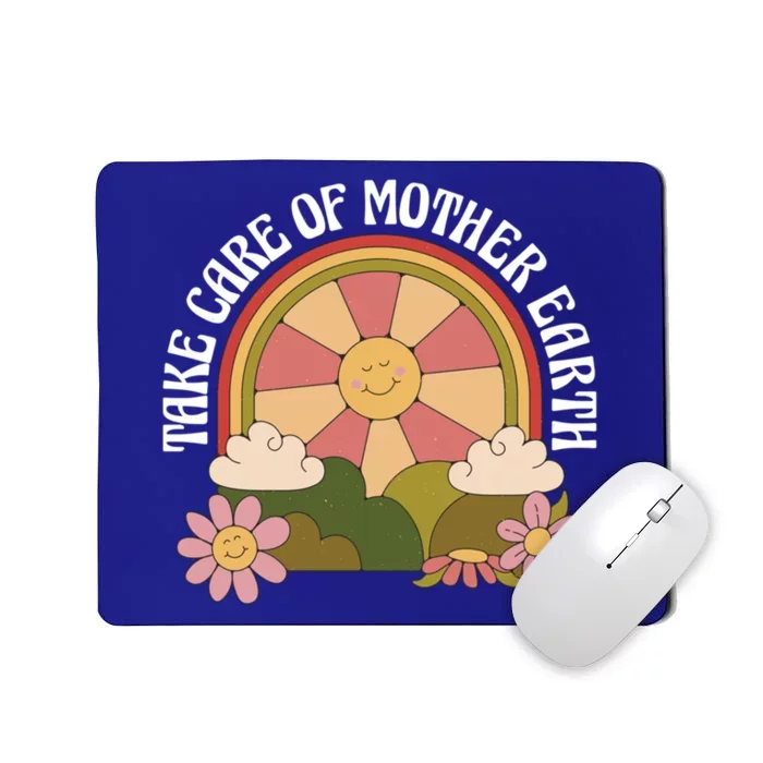 Take Care Of Mother Earth Great Gift Sun Sunflower Flowers Cute Gift Mousepad