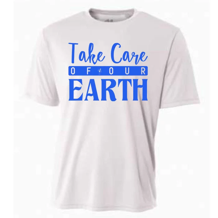 Take Care Of Our Earth Cooling Performance Crew T-Shirt