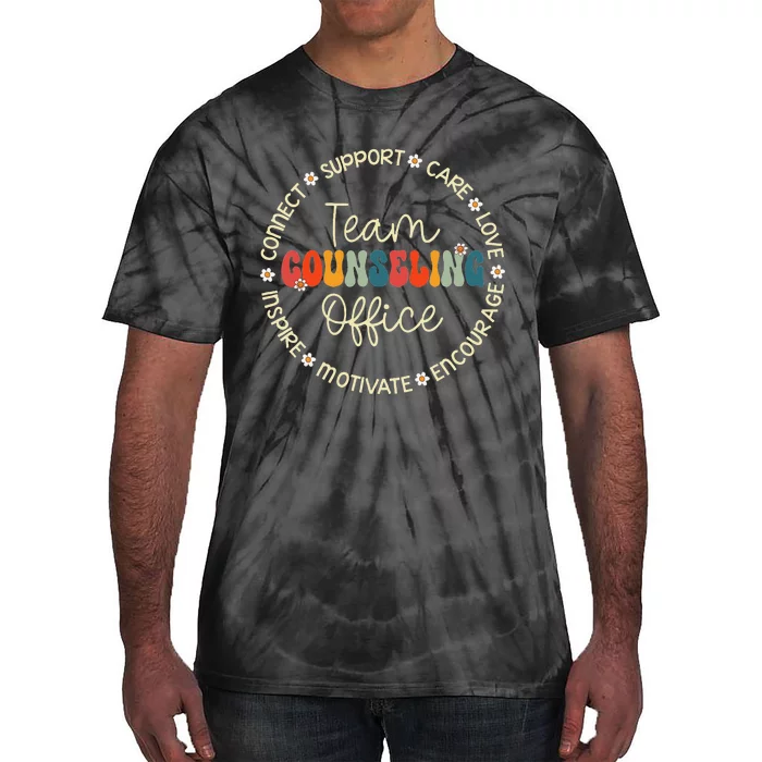 Team Counseling Office Appreciation Week Back To School Tie-Dye T-Shirt