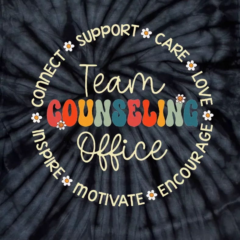 Team Counseling Office Appreciation Week Back To School Tie-Dye T-Shirt