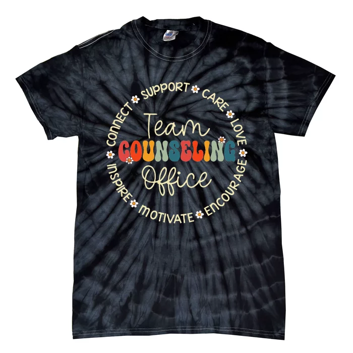 Team Counseling Office Appreciation Week Back To School Tie-Dye T-Shirt