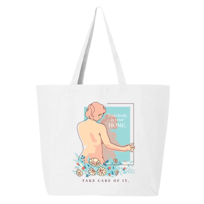 Take Care Of Your Body Mental Health 25L Jumbo Tote