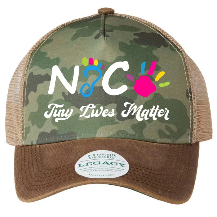 Taking Care Of Tiny Lives Neonatal NICU Nurse Gift Legacy Tie Dye Trucker Hat