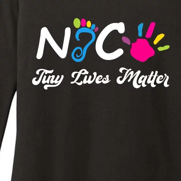 Taking Care Of Tiny Lives Neonatal NICU Nurse Gift Womens CVC Long Sleeve Shirt