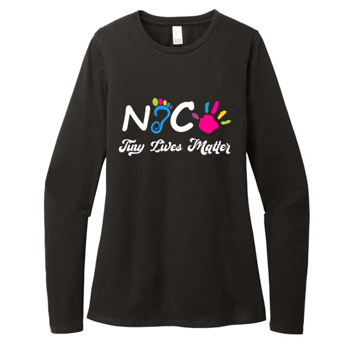 Taking Care Of Tiny Lives Neonatal NICU Nurse Gift Womens CVC Long Sleeve Shirt