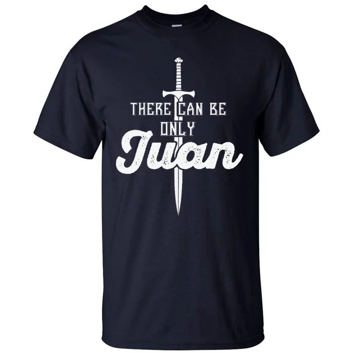 There Can Only Be Juan Cinco De Mayo Sword White Tall T-Shirt